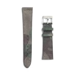 Suede Camouflage Watch Strap