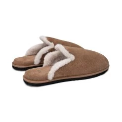 Lusso Cloud Draper Suede Slides -Fashion Comprehensive lusso cloud draper chestnut suede 23