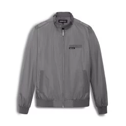 Members Only Classic Iconic Racer Jacket -Fashion Comprehensive members only iconic bomber grey 5