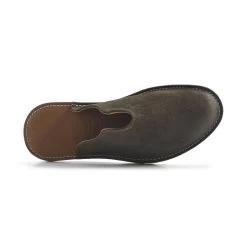 Mr. Grumpy Leather Slippers -Fashion Comprehensive mr grumpy olive loafers 24