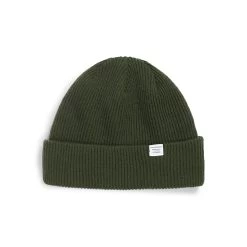 Norse Projects Beanie -Fashion Comprehensive norse projects merino lambswool beanie army green 21