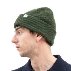 Norse Projects Beanie -Fashion Comprehensive norse projects merino lambswool beanie army green 23