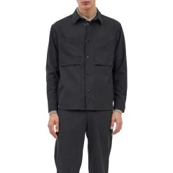 Norse Projects Jens Cordura Overshirt -Fashion Comprehensive norse projects overshirt charcoal melange 23