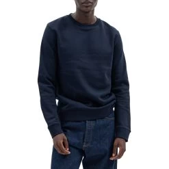 Norse Projects Vagn Organic Sweatshirt -Fashion Comprehensive norse projects vagn sweatshirt navy 23