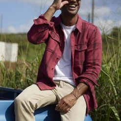 Outerknown Blanket Shirt 30 Outerknown Blanket Shirt -Fashion Comprehensive outerknown blanket shirt dusty red 23