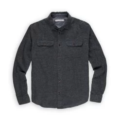 Outerknown Transitional Flannel Utility Shirt -Fashion Comprehensive outerknown flannel utility shirt charcoal 21