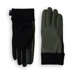 Rains Touch Screen Gloves -Fashion Comprehensive rains green gloves 21