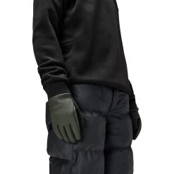 Rains Touch Screen Gloves -Fashion Comprehensive rains green gloves 22