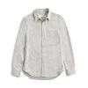 Rogue Territory Oxford Reverse Brushed Flannel Shirt -Fashion Comprehensive rgt oatmeal fleck shirt 21