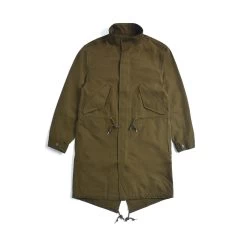 Snow Peak Takibi Canvas Coat 8 Snow Peak Takibi Canvas Coat -Fashion Comprehensive snowpeak long canvas coat olive 21
