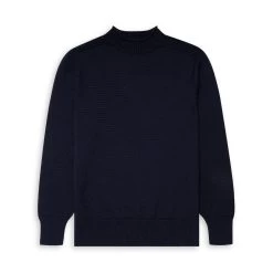 Sunspel Fisherman Jumper -Fashion Comprehensive sunspel english merino fisherman jumper navy 21