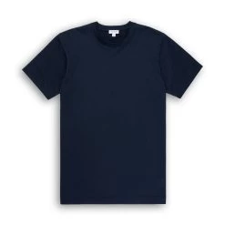 Sunspel Riviera T-Shirt -Fashion Comprehensive sunspel riviera crew neck navy 4