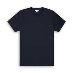 Sunspel Riviera Pocket T-Shirt -Fashion Comprehensive sunspel riviera pocket shirt navy 4