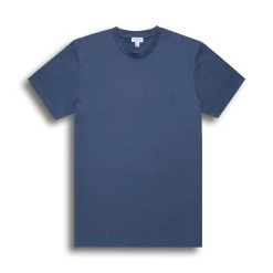Sunspel Riviera T-Shirt -Fashion Comprehensive sunspel riviera shirt atlantic blue 4