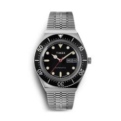 Timex M79 Black Bezel Automatic Watch