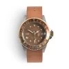 Vague GMT Watch 1 Vague GMT Watch -Fashion Comprehensive vague gmt watch brown 22