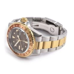 Vague GMT Watch -Fashion Comprehensive vague gmt watch brown 24