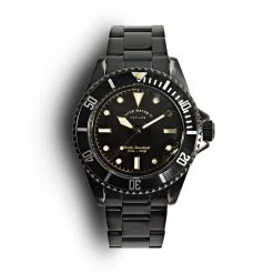 Vague Black Bracelet Submariner Watch