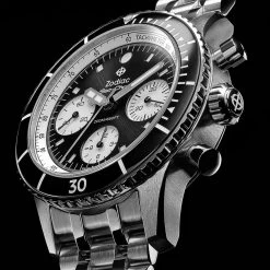 Zodiac Sea-Chron Chronograph -Fashion Comprehensive zodiac sea chron chronograph stainless steel 25